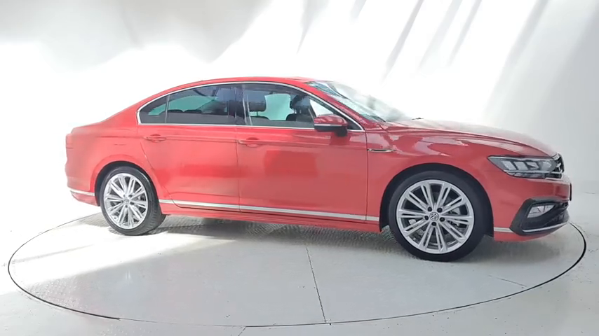 漂亮帅气红色欧版大众passatrline展示欣赏女神标配
