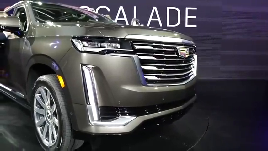 2021款凯迪拉克凯雷德esv到货,按下钥匙看到实车,我忘记了x7!