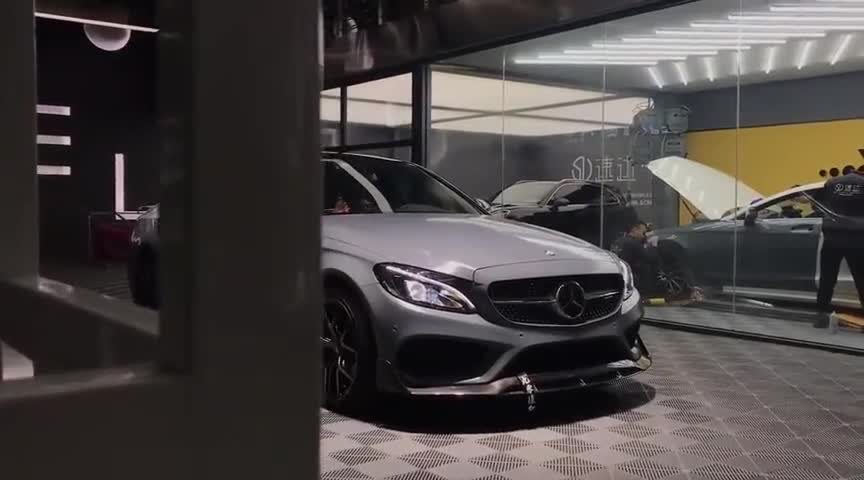 奔驰车衣战斗灰来了