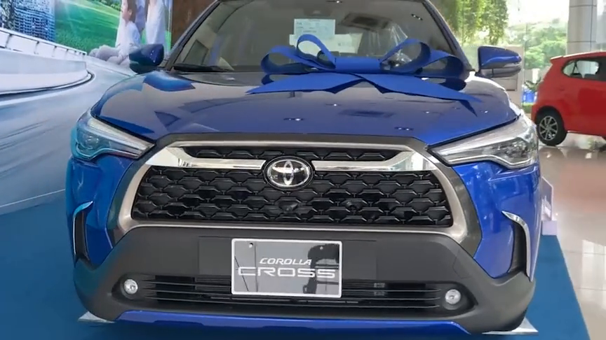 2021款丰田卡罗拉cross到店实拍,近距离了解后,买不买做个参考