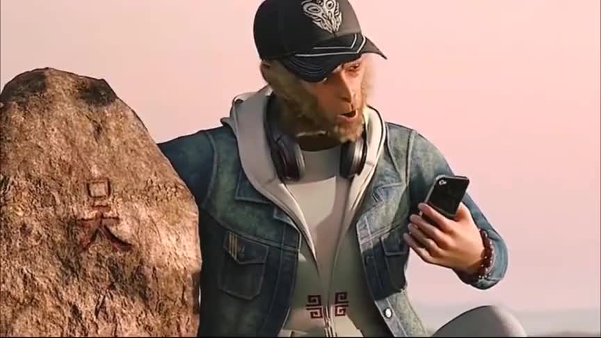 当孙悟空来到了现代,默默地登上了王者荣耀