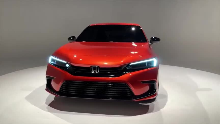 2022款本田思域亮相,看到实车那刻,才知道啥叫惊艳