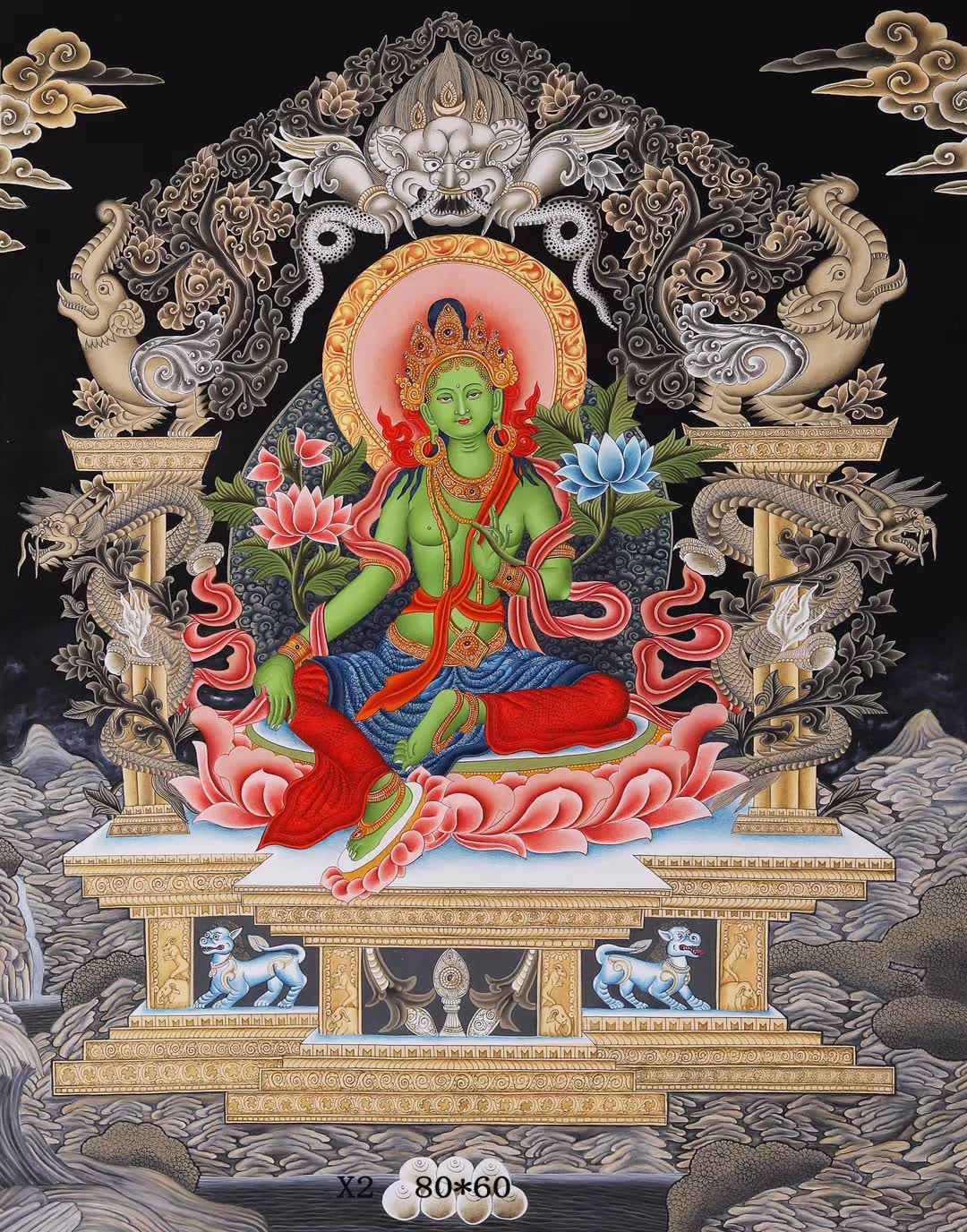 绿度母的来历和传说|观世音菩萨|菩萨|众生|功德|眼泪_新浪新闻