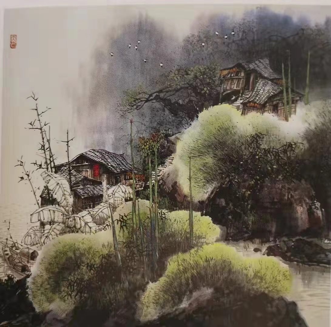 著名画家于永茂山水画作品联展