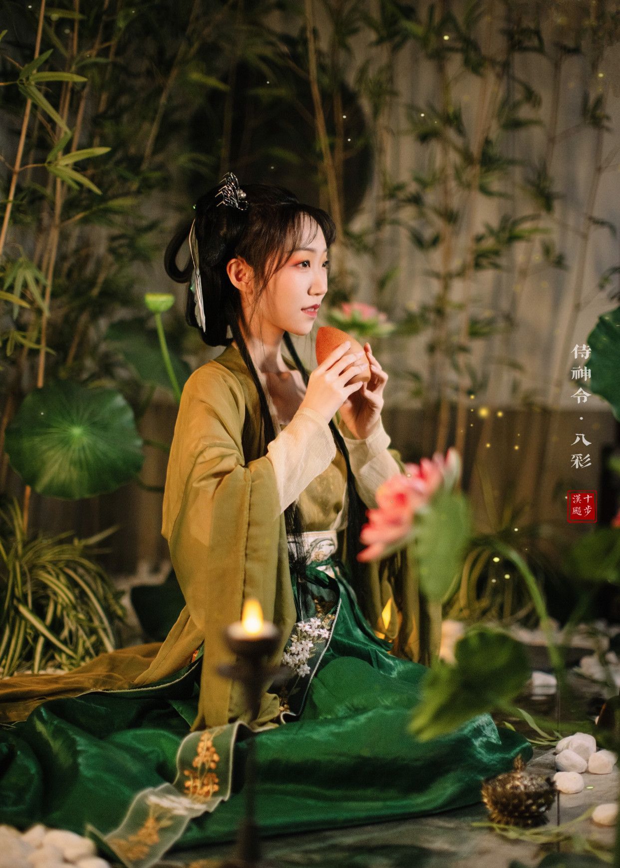 侍神令蝴蝶精仿妆|古风室内景写真