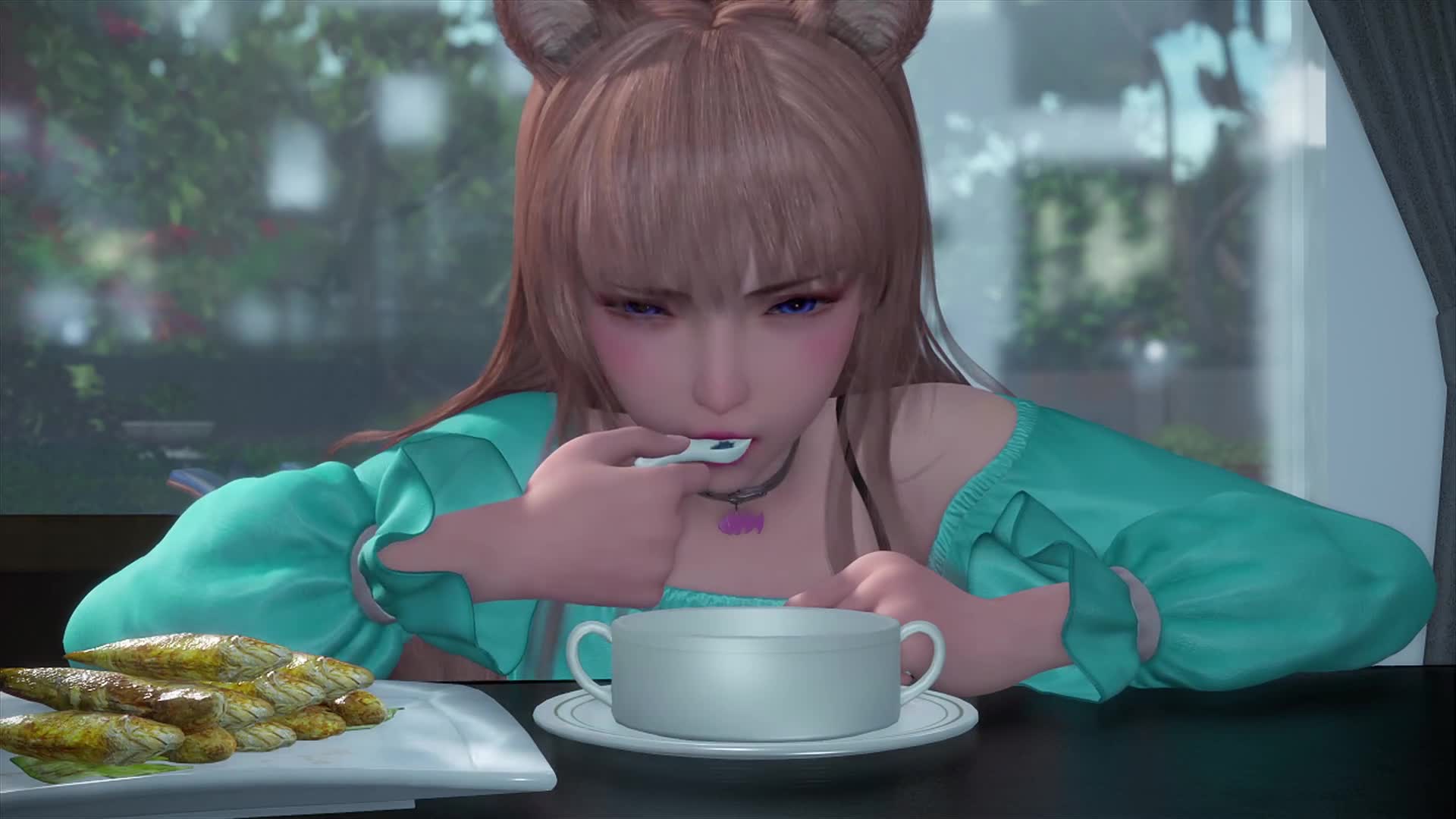 猫妖的诱惑:和前男友的现女友一起吃饭,真是太尴尬,小猫妖真难