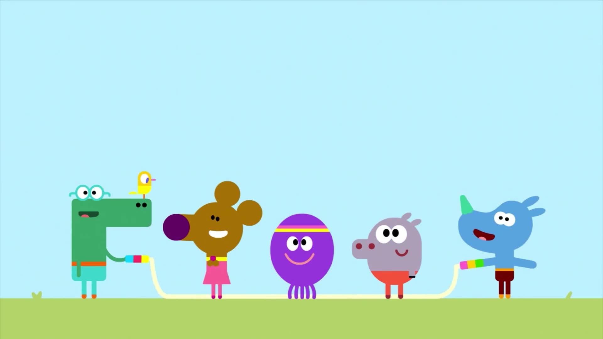 嗨道奇:海皮鼻子上站着小鸟,害得大家没发玩游戏,真讨厌啊