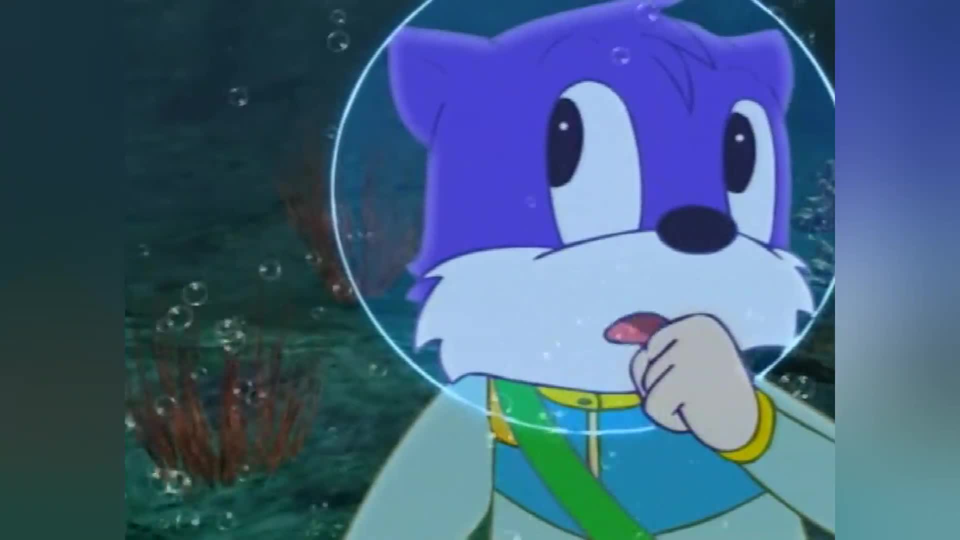 蓝猫淘气:海水里冒出气泡,蓝猫潜入深海找答案,发现那是天然气