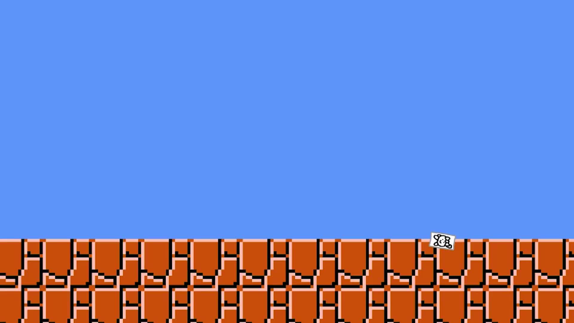 搞笑超级玛丽:游戏里有个奇怪方块,马里奥和路易吉都被吸进去了