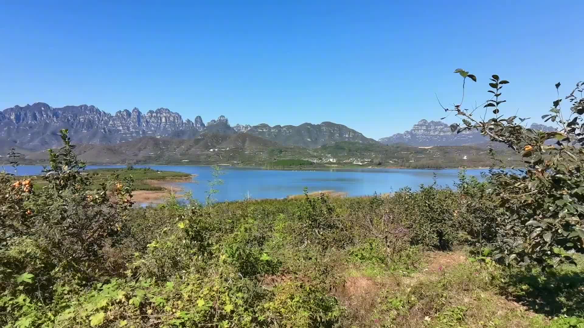 骑行保定易县寨头村登观景台望龙门水库狼牙山