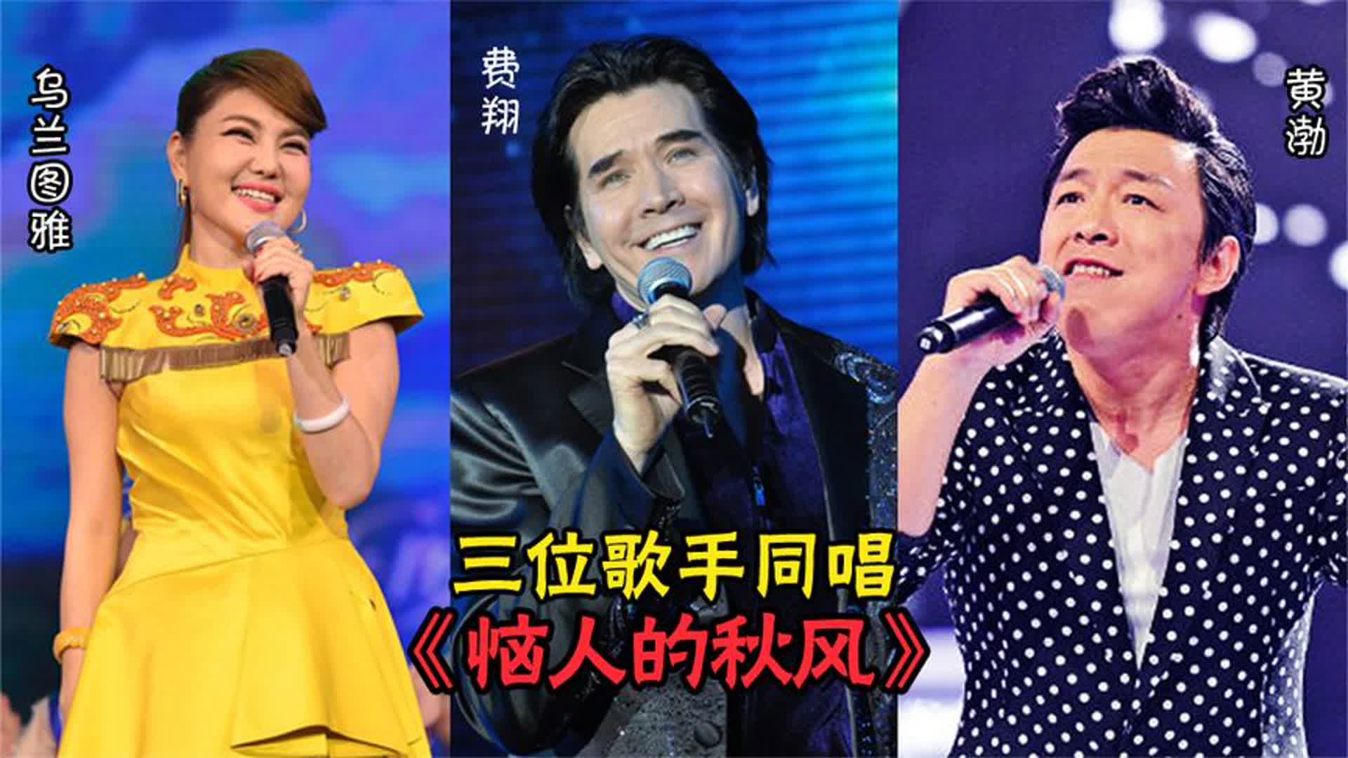 费翔、乌兰图雅、黄渤同唱一首歌，这差距太大，国家队就是不一样