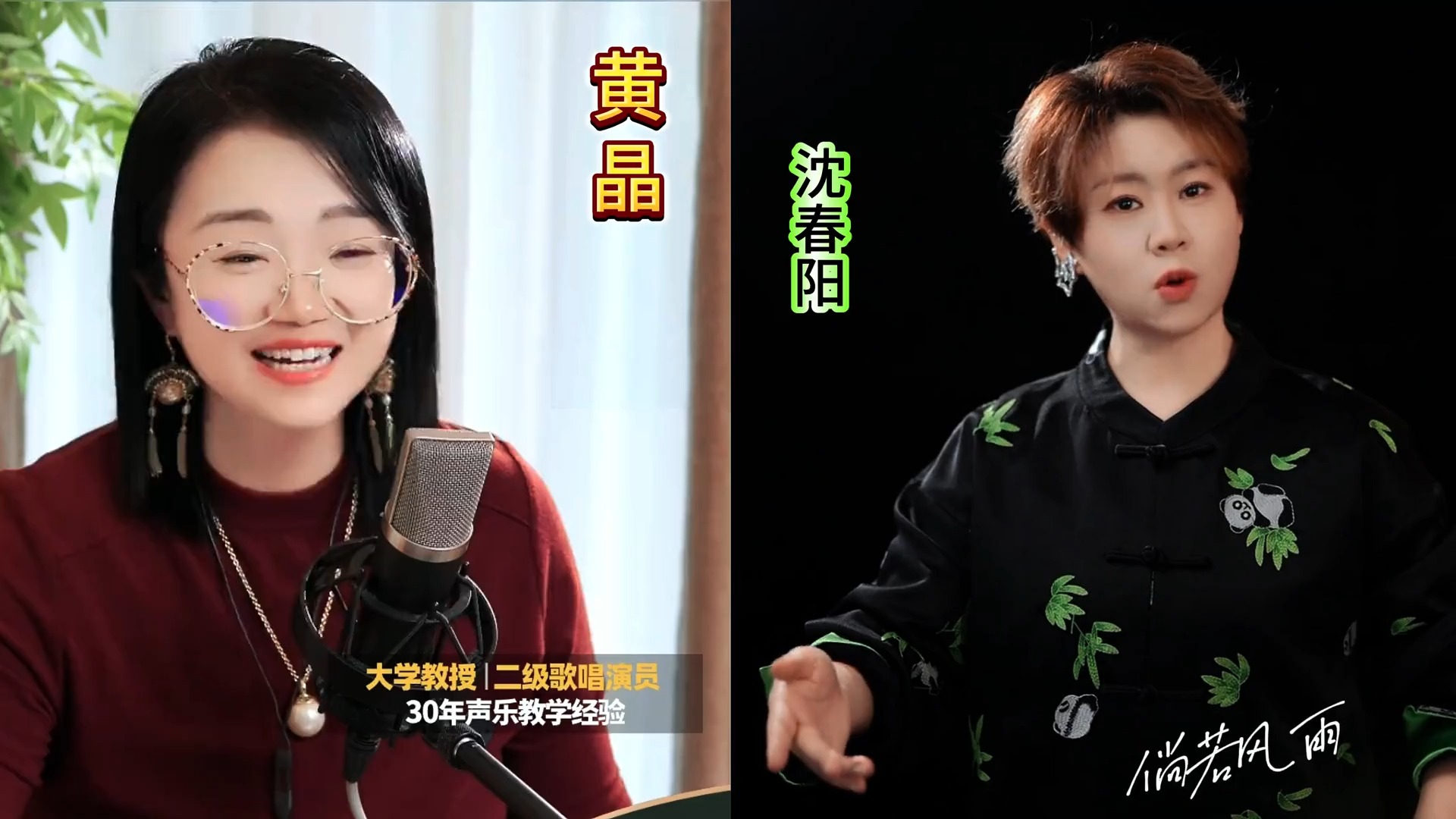 黄晶沈春阳同唱《梅花赋》，谁更胜一筹，你更喜欢谁唱的