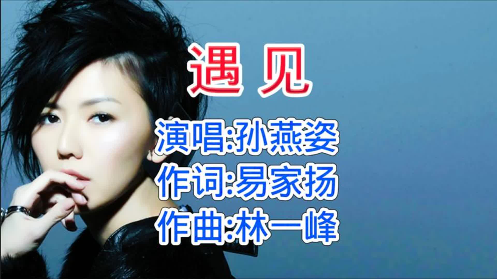 孙燕姿《遇见》，这才是我们的青春啊！遇见你是我最美丽的意外