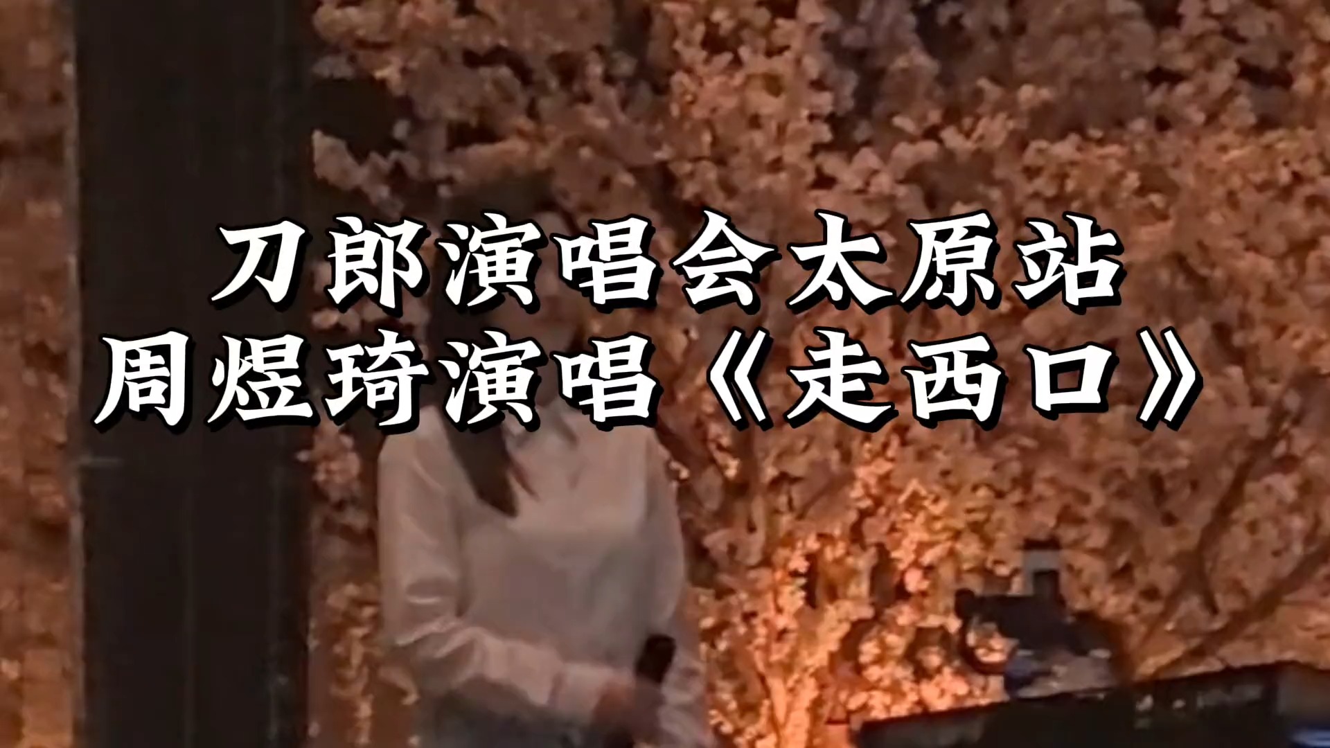 刀郎演唱会太原站开唱，周煜琦演唱献给山西太原的歌《走西口》