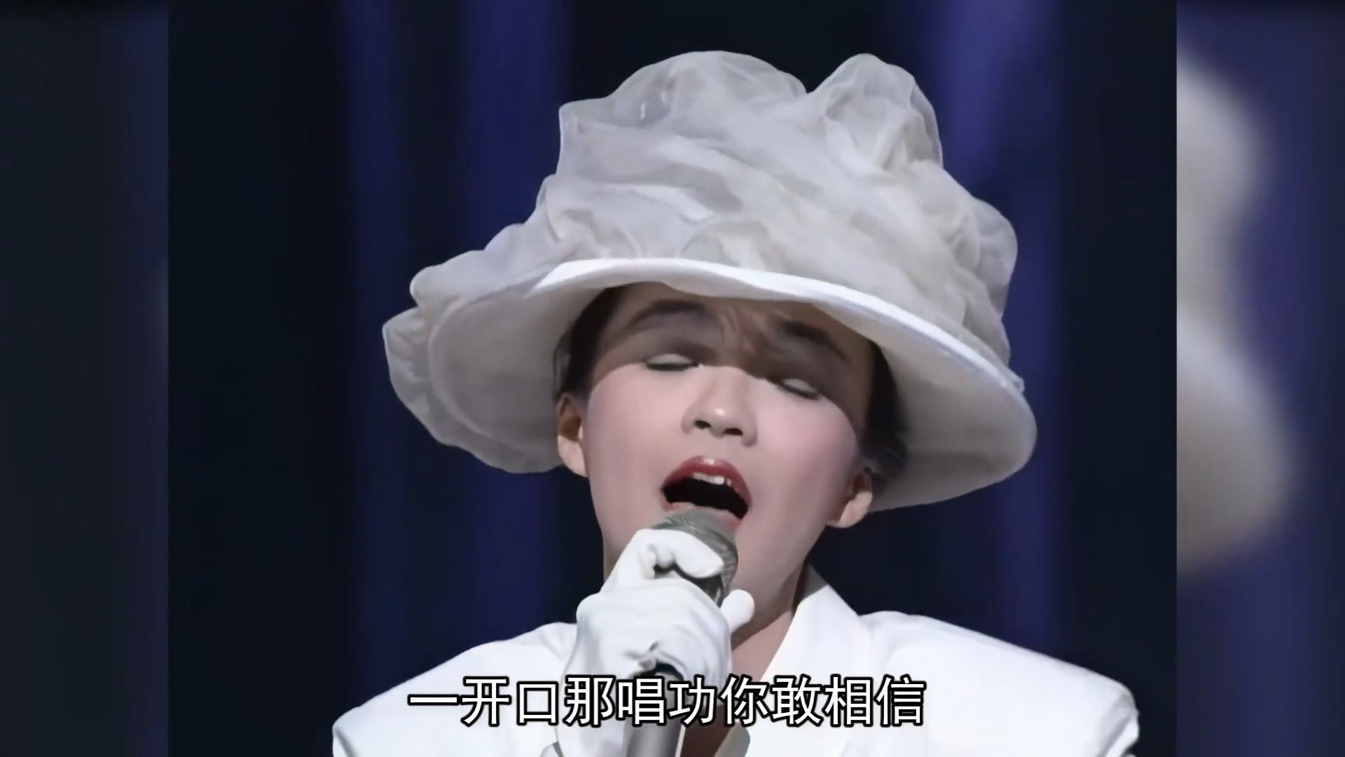 1988年陈慧娴现场清唱《傻女》，一开口这唱功，不敢相信只有23岁