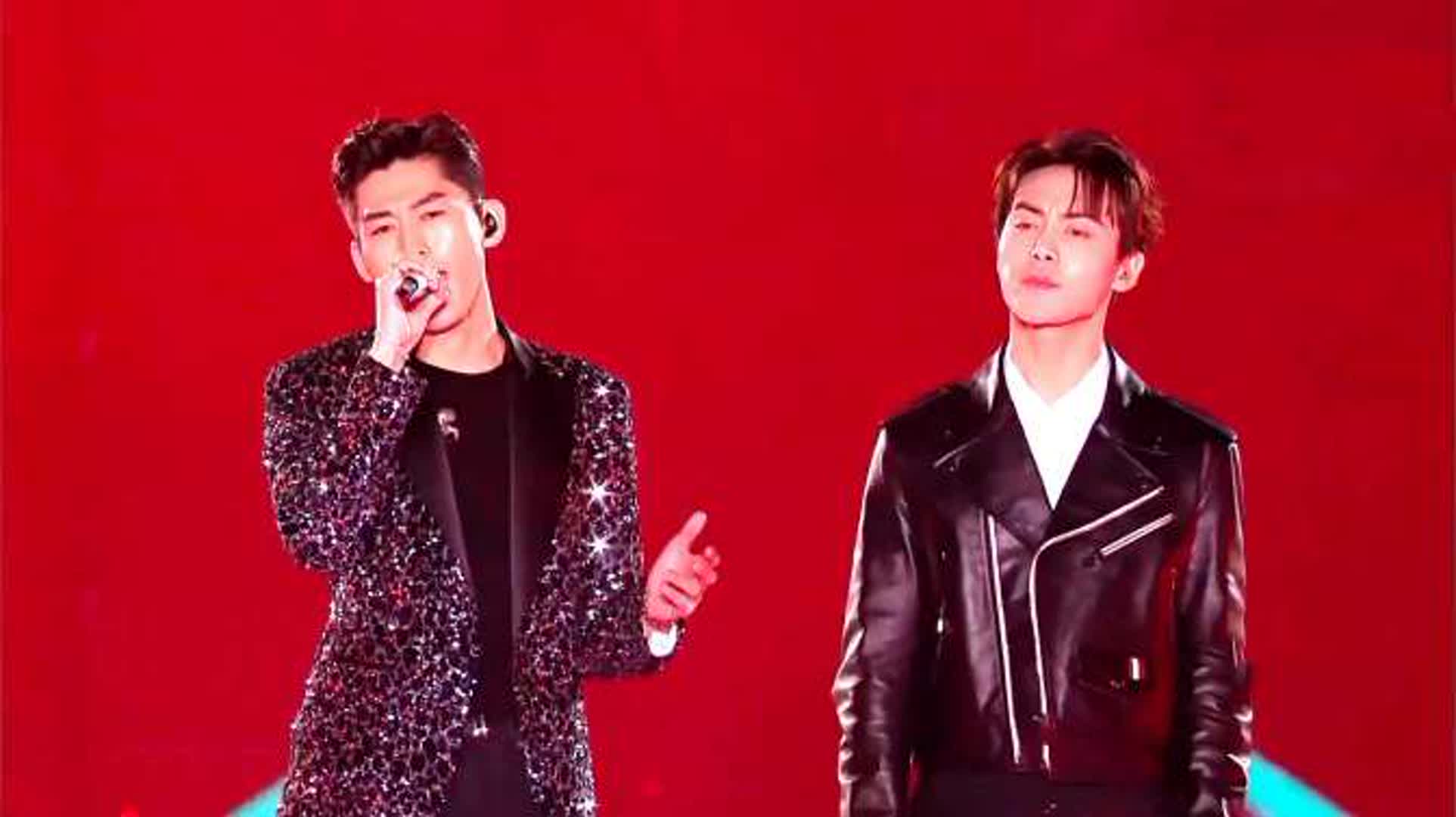 两大男神同台，张翰马天宇合唱《如果这都不算爱》，引全场大合唱