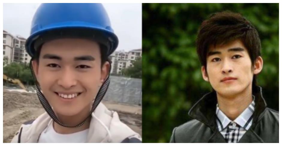 张翰跑去工地搬砖?素人外貌表情神撞脸,网友:傻傻分不清!