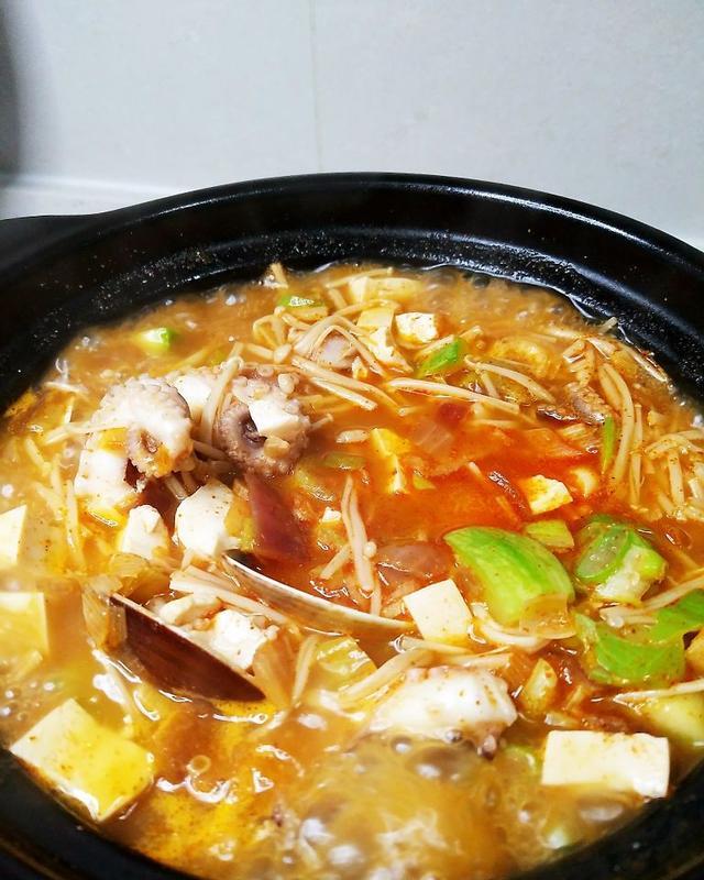 厨房小白的第45道美食韩式大酱汤