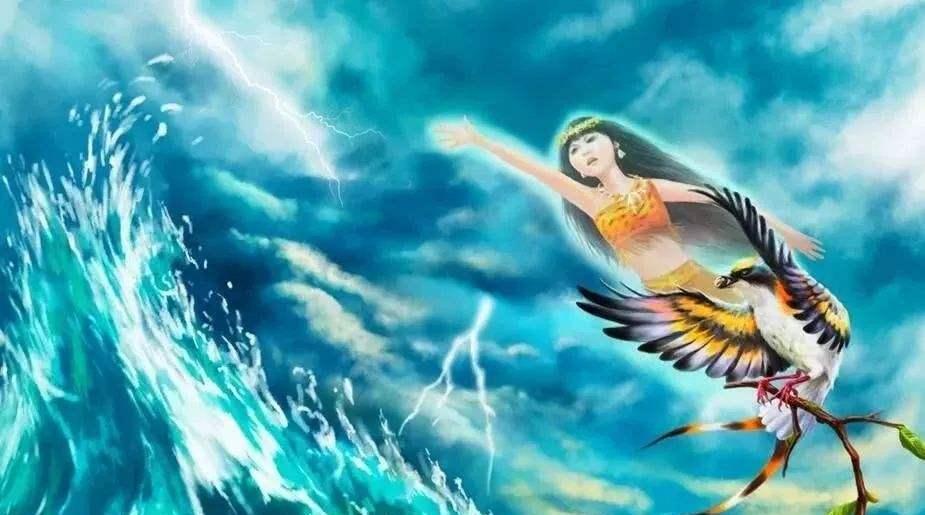 山海经:炎帝女娃无故溺亡于东海?黄帝之子东海之神却无动于衷?