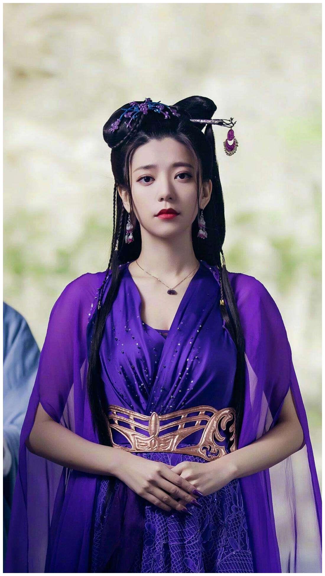 女星古装紫衣熊乃瑾杨紫唐嫣刘诗诗赵丽颖郭雪芙谁最惊艳