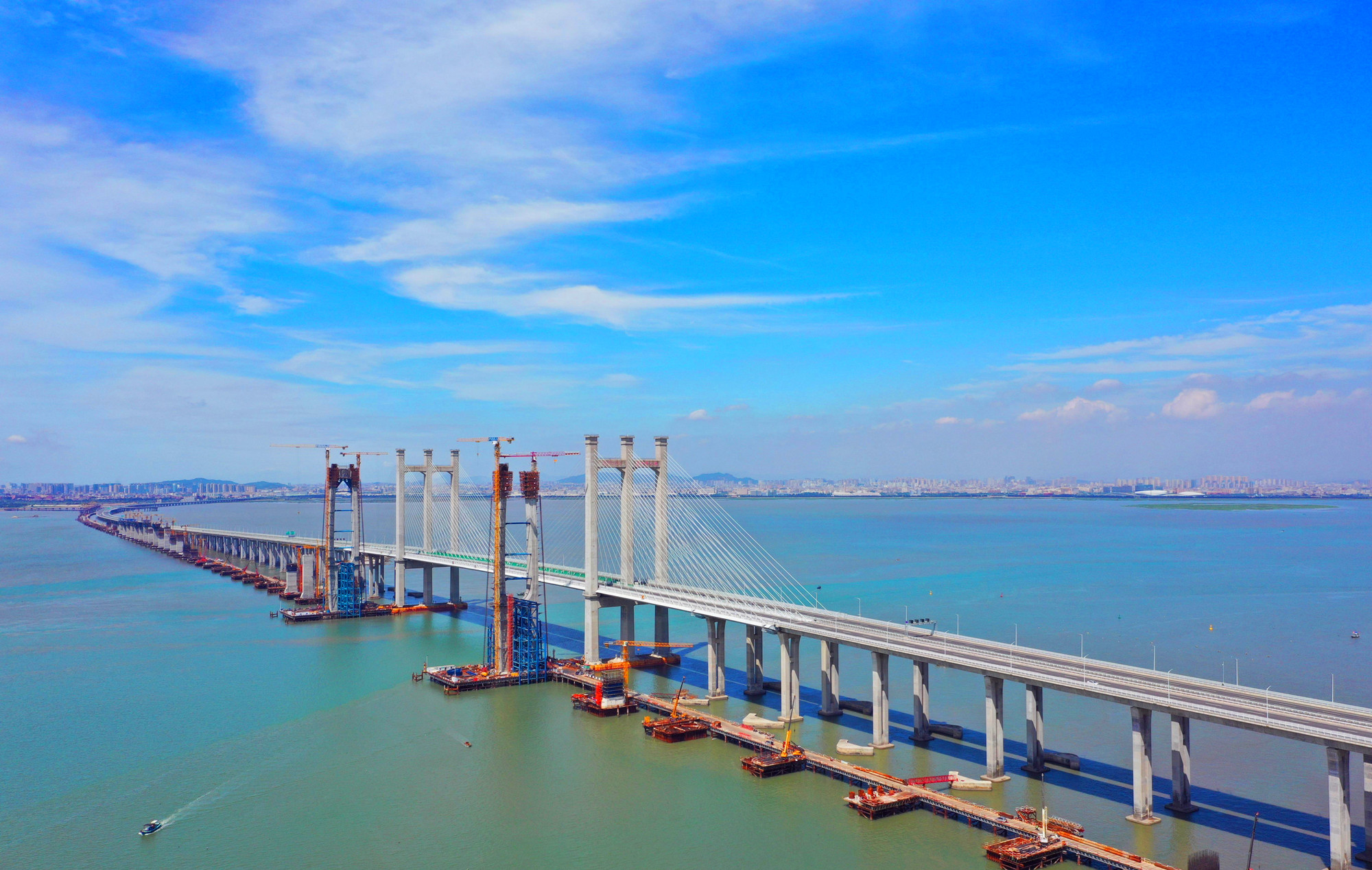 巧用"黑科技",泉州湾跨海大桥造出防腐"铠甲"