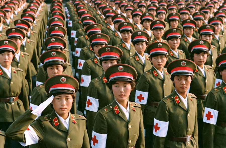 1984年国庆阅兵珍贵照片是继1959年之后的第一次阅兵震撼人心