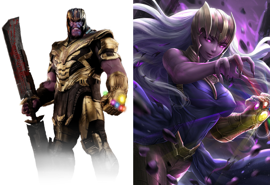 超级英雄"性转":女灭霸颜值爆表,你看美队美成啥样?