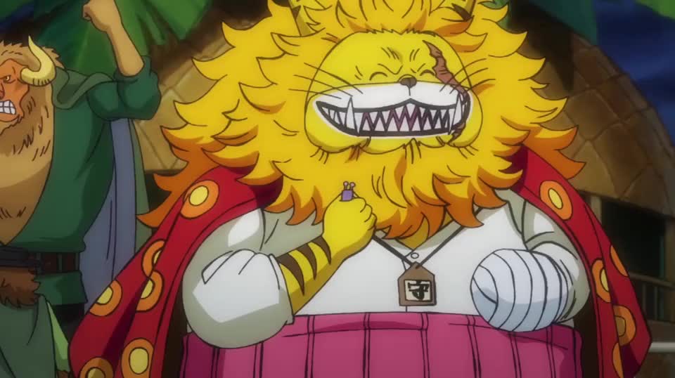 海贼王988集下:索隆阎魔拿来开路,路飞流樱弹飞敌人,帅炸了