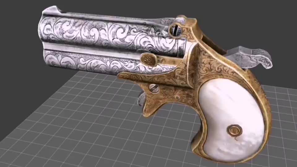 枪械:掌心雷双管德林杰手枪