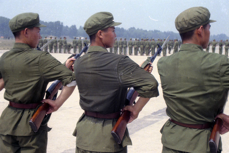 1984年国庆阅兵珍贵照片是继1959年之后的第一次阅兵震撼人心