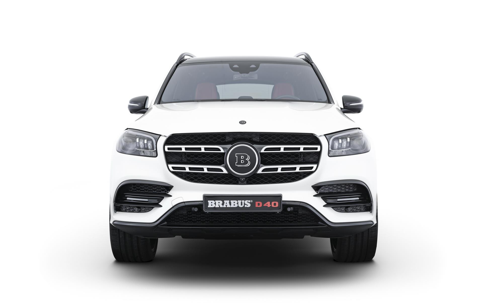 巴博斯版gls官图发布,前脸的风格很硬派,采用了双色座椅