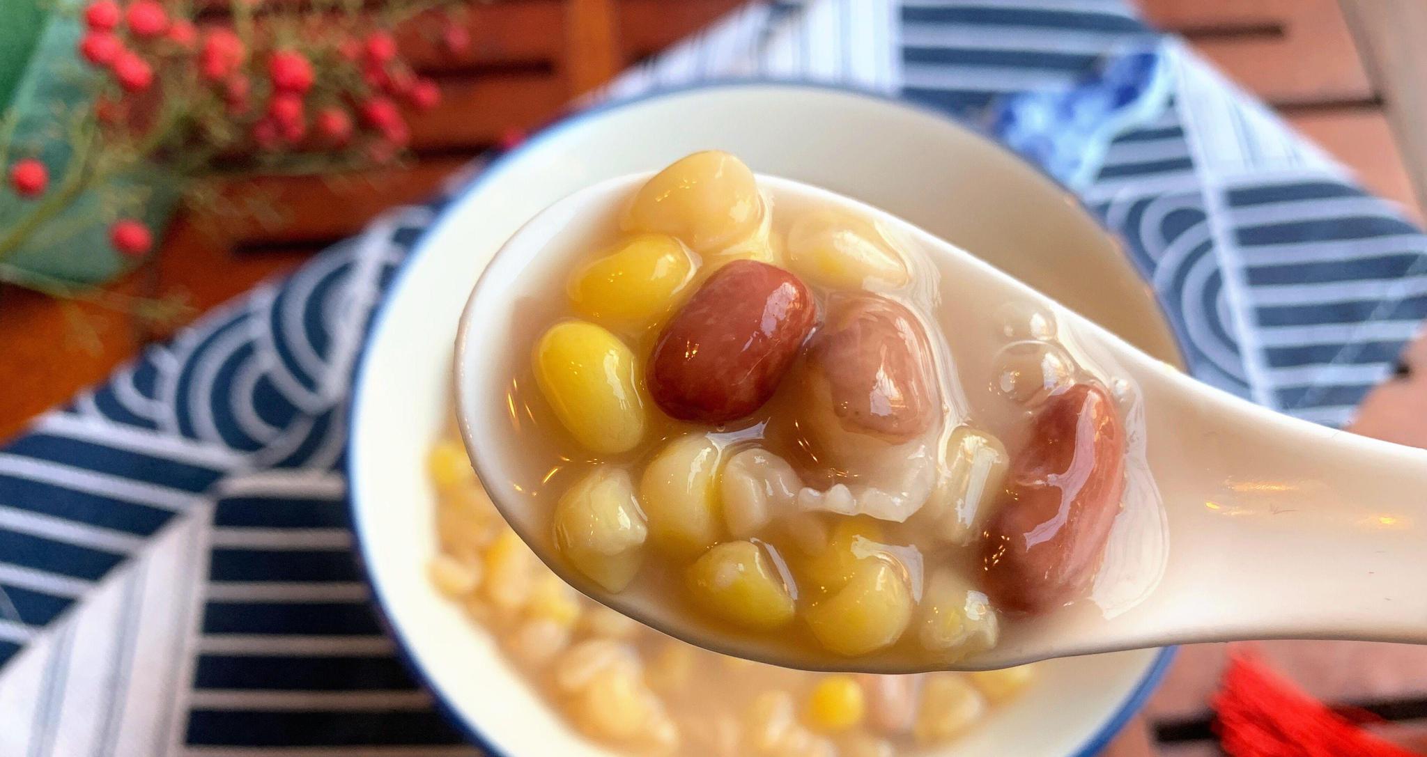 花费1小时煮早餐粥,软软糯糯特别香,家人都喜欢,值得尝试|红芸豆|糯