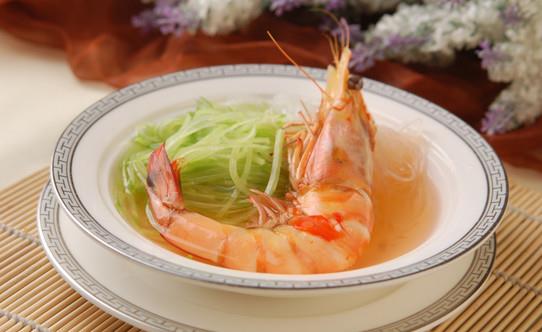 "萝卜大虾汤"非常好吃的做法,汤味鲜美,营养又补钙,做法简单_高清图集