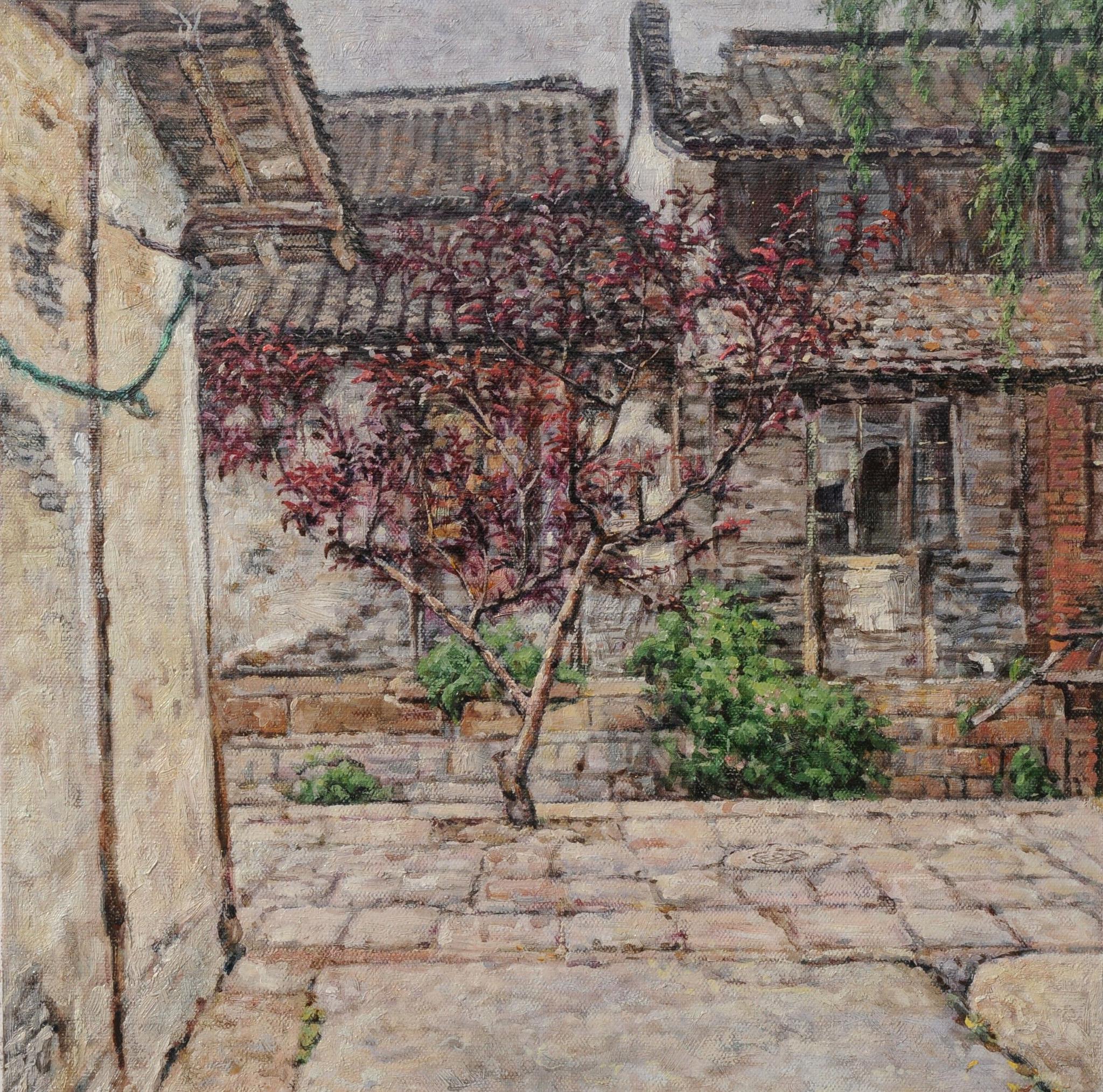 上海写生风景之旅,小镇的风土人情,油画中的小桥流水人家