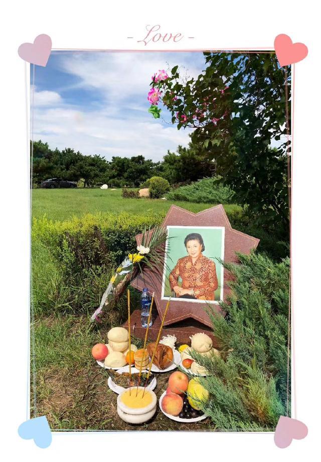 七夕节高秀敏女儿祭拜母亲,高秀敏墓地宽敞豪华