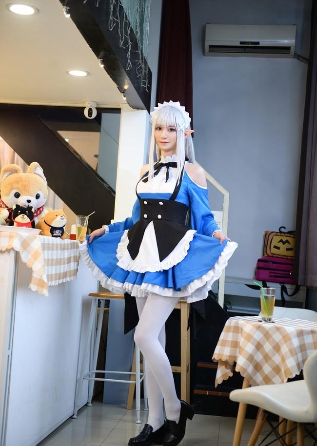 从零开始的异世界生活艾米莉亚女仆装cosplay正片