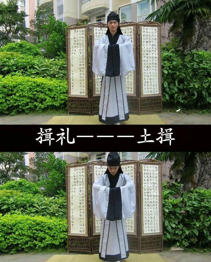 着汉服穿越古今,行古礼俯首作揖