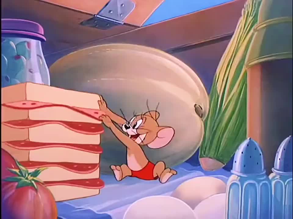 猫和老鼠:"吃货生气了最好哄,带她去吃一顿就好了"