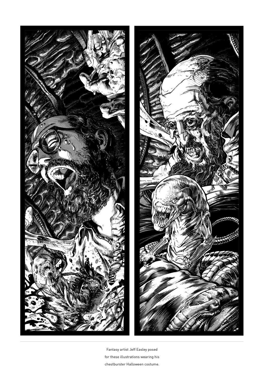 《异形》出没:漫画封面原画集,恐怖来袭