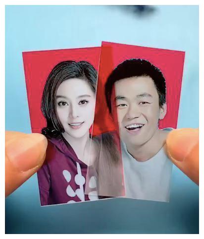 范冰冰王宝强五官合到一块是啥样,当看到成品,不知邓紫棋怎么想