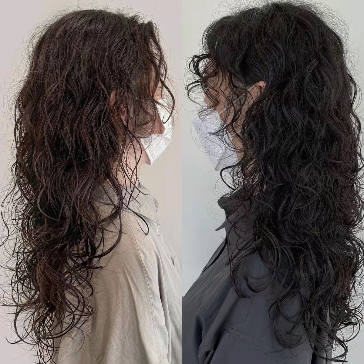 有些发型只有冷烫才能烫出效果,有些发型采用热烫效果更好.