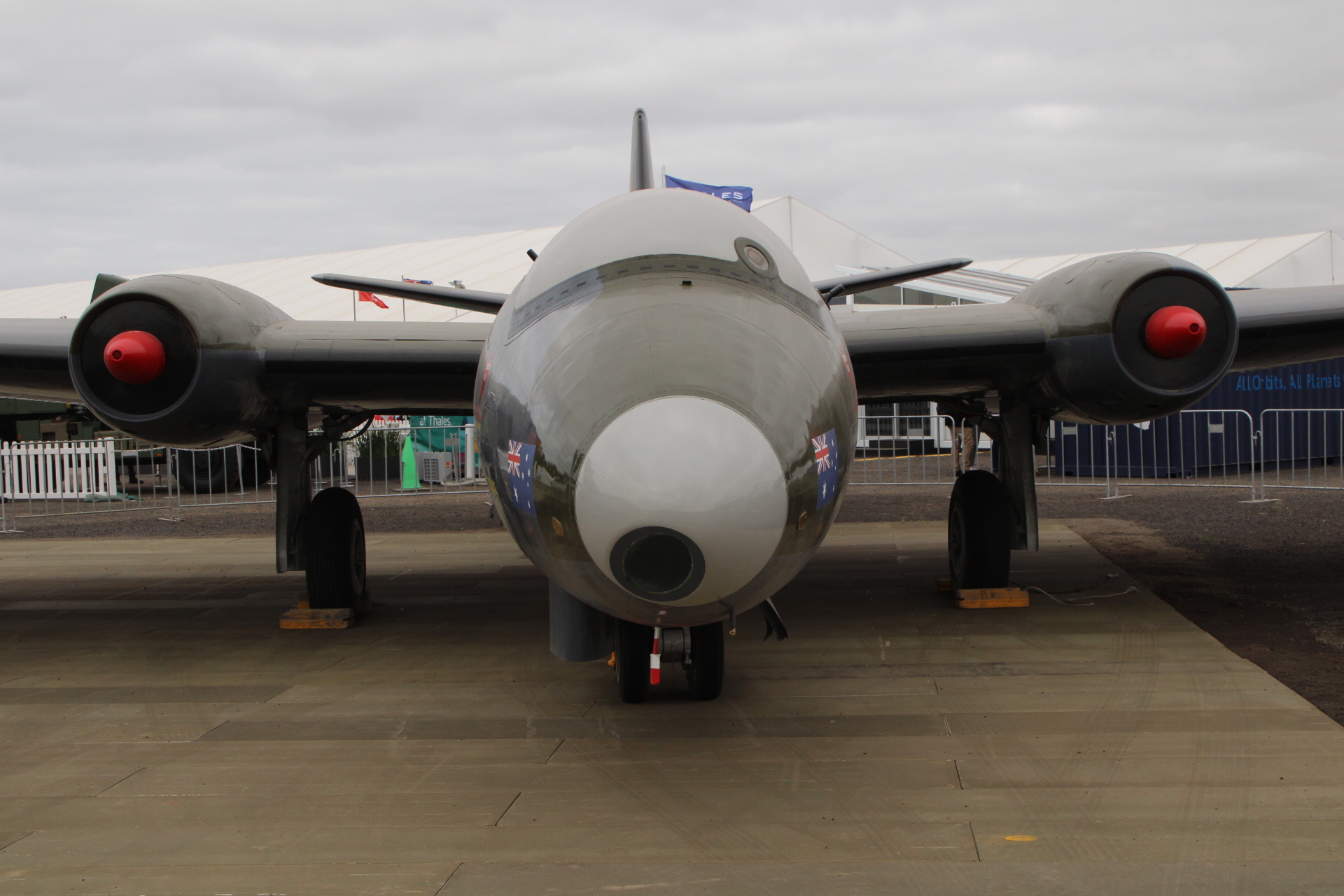 组图:英国皇家空军堪培拉轰炸机在阿瓦隆机场进行静展|阿瓦隆|堪培拉