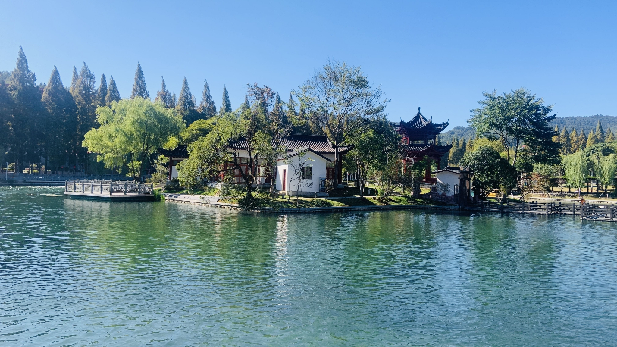 美丽吉安:井冈山风光之挹翠湖秋韵__财经头条