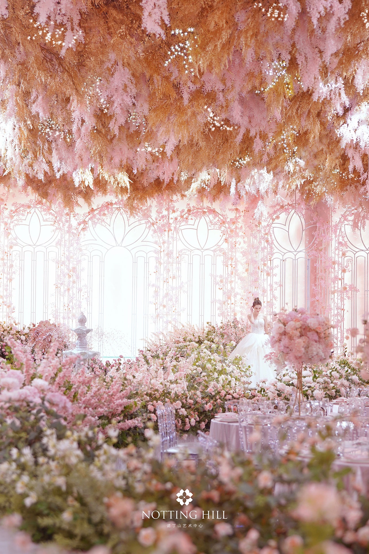 小仙女都爱的浪漫花园主题婚礼场景,美哭了