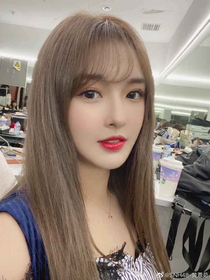 美少女snh48-黄恩茹迷人写真美照好唯美啊