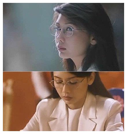 戴眼镜的邱淑贞有一种天然的知性美!《鼠胆龙威》,你们看过吗?