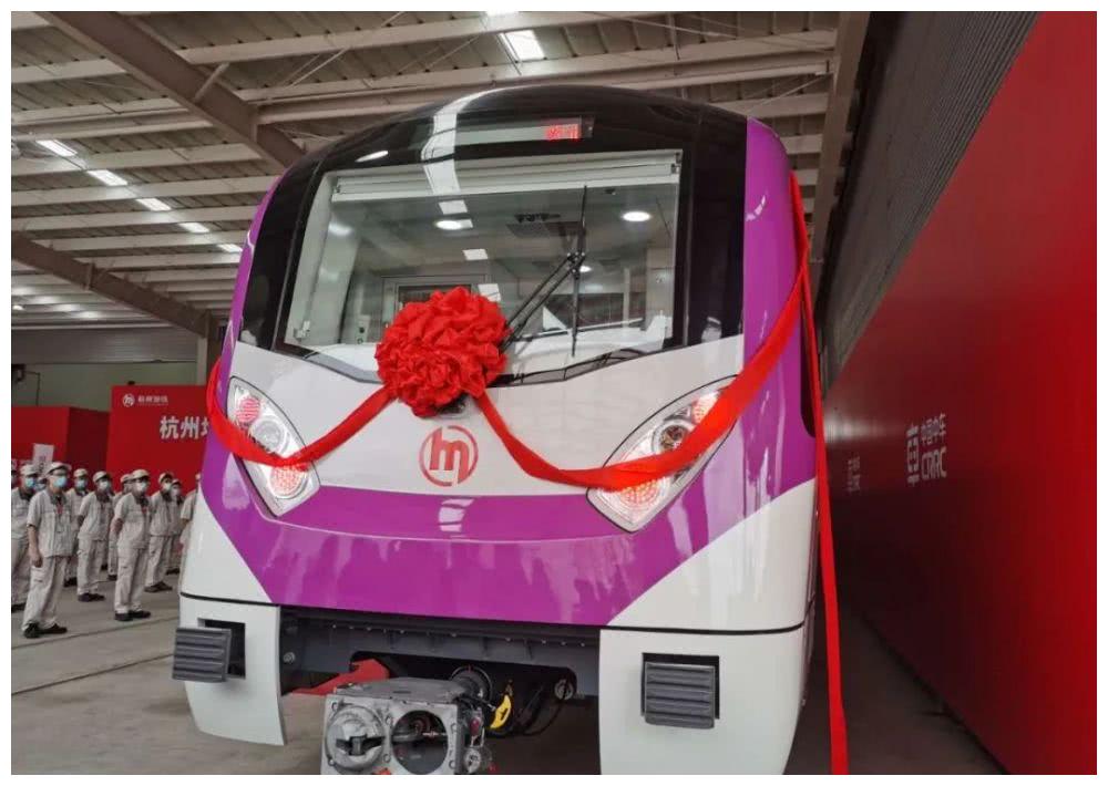 地铁7号线列车最新亮相!紫色,全新车型,容量更大