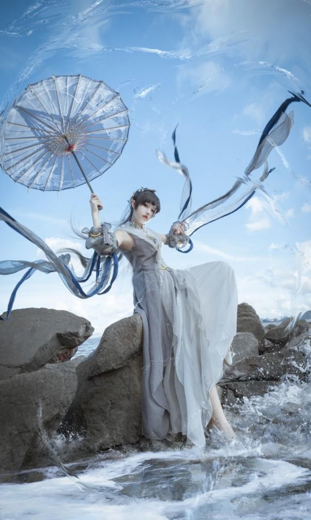 剑侠情缘3蓬莱伞萝小仙女cosplay正片