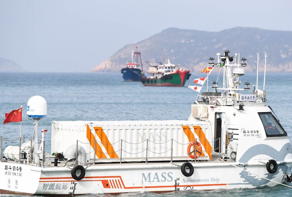 中国开启智能航运时代,"无人货船"首航成功