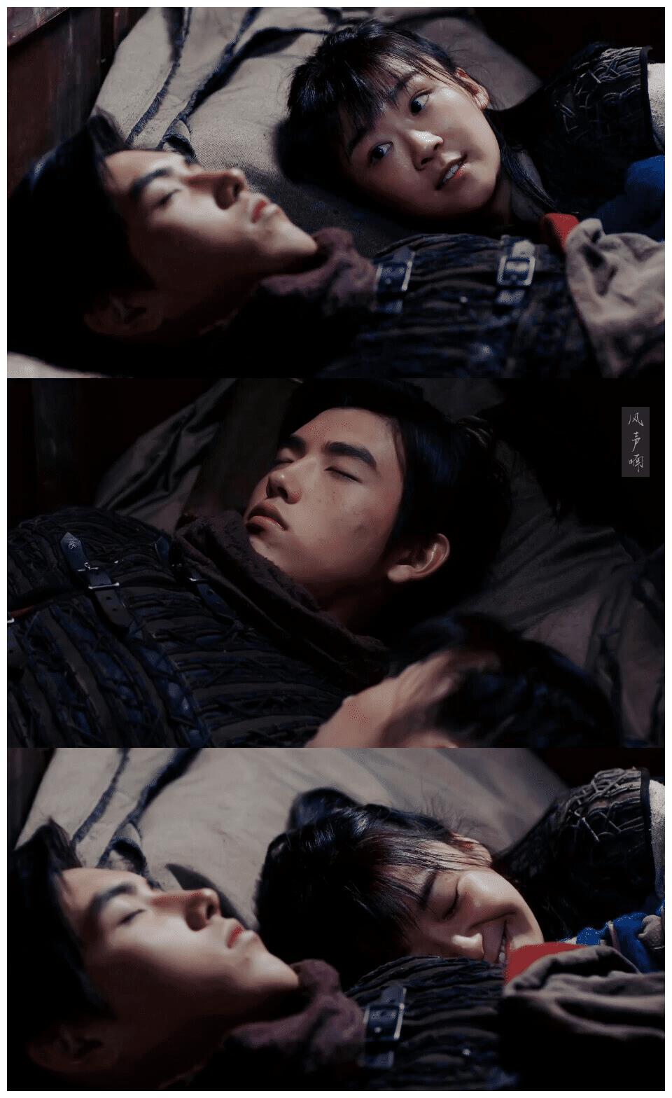 《皓衣行》下班路透,陈飞宇罗云熙一前一后,穿的